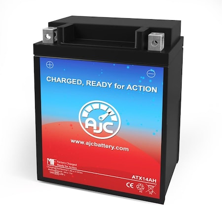Polaris 700 SKS Euro 700CC Snowmobile Replacement Battery 2002 -  BSC PREFERRED, AJC-PS-ATX14AH-522946